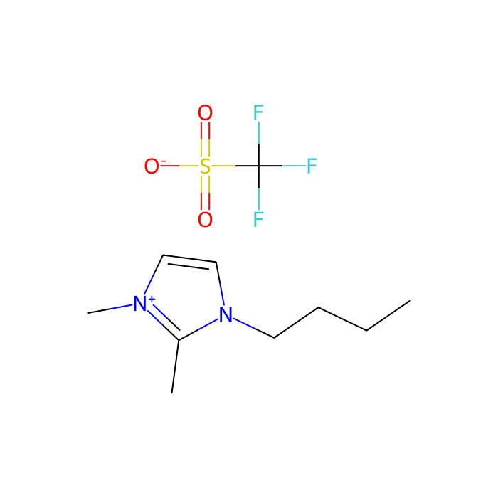 1-丁基-2,3-二甲基咪唑鎓三氟甲烷磺酸盐