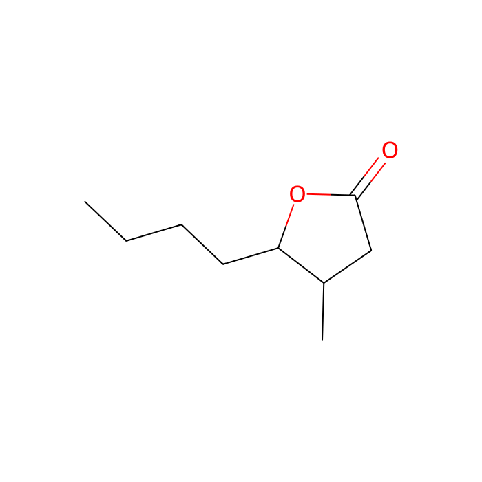 β-甲基-γ-辛醇内酯 (异构体混合物)