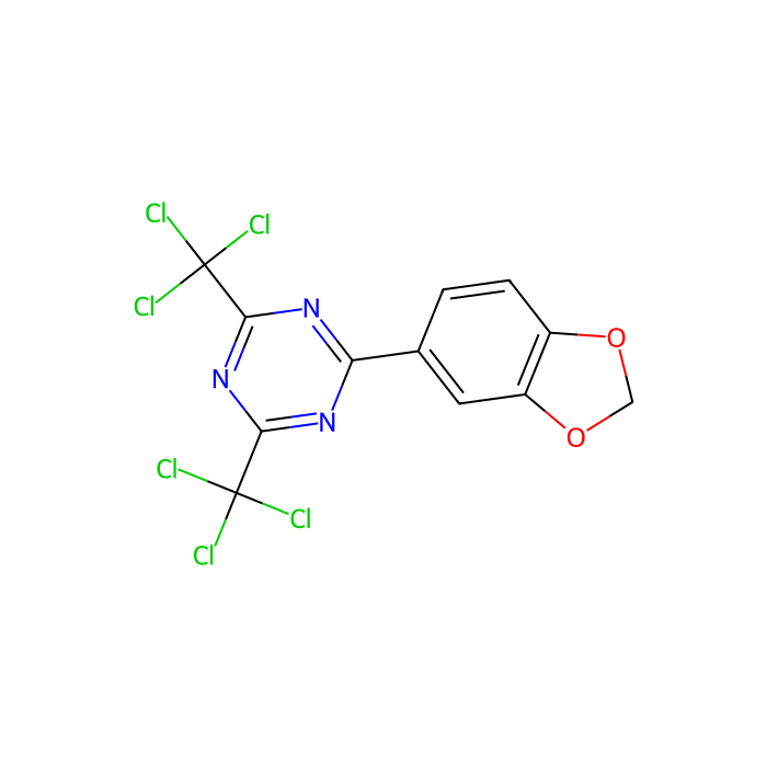 2-(1,3-苯并二氧杂环戊-5-基)-4,6-双(三氯甲基)-1,3,5-三嗪