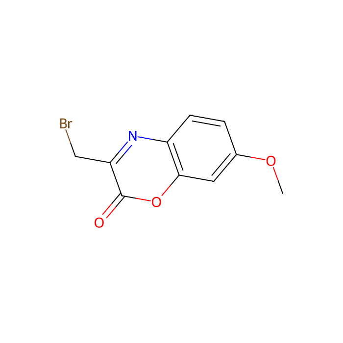 3-溴甲基-7-甲氧基-1,4-苯并恶嗪-2-酮[用于高效液相色谱标记]