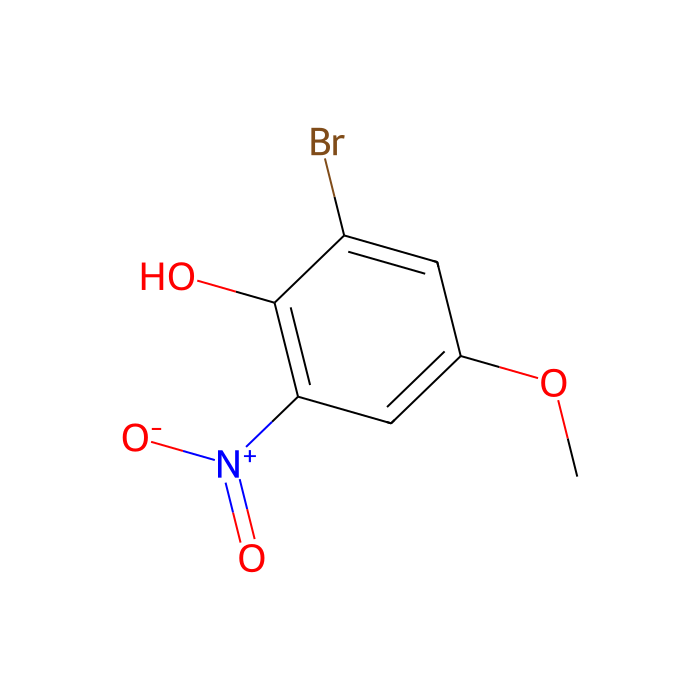 2-溴-4-甲氧基-6-硝基苯酚