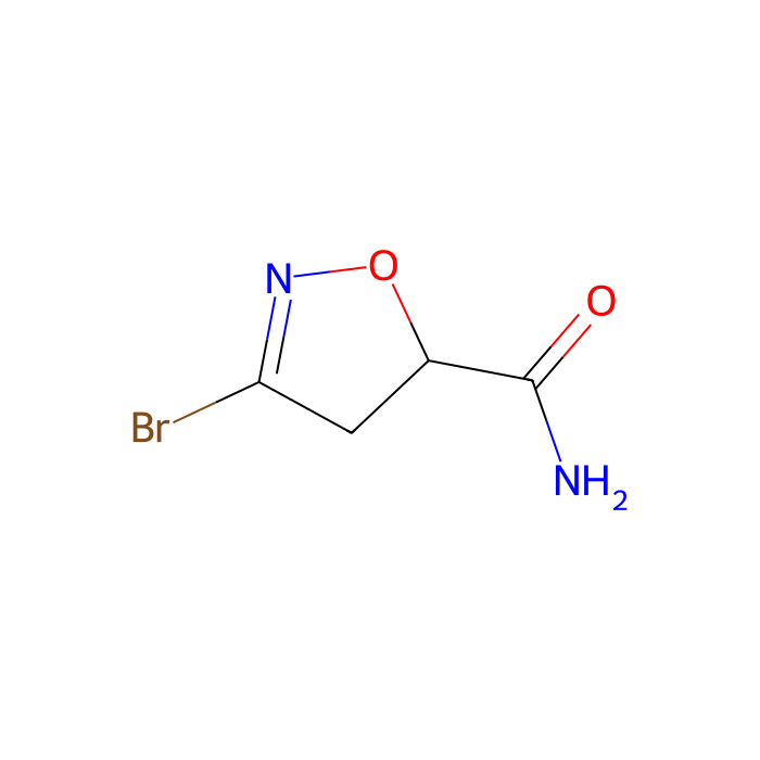 3-溴-4,5-二氢异恶唑-5-羧酸酰胺