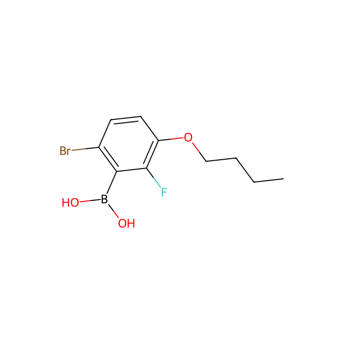 6-溴-3-丁氧基-2-氟苯硼酸(含有数量不等的酸酐)