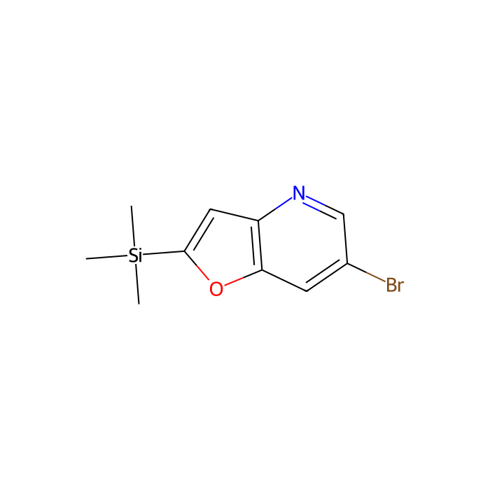6-溴-2-(三甲基甲硅烷基)呋喃[3,2-b] 吡啶