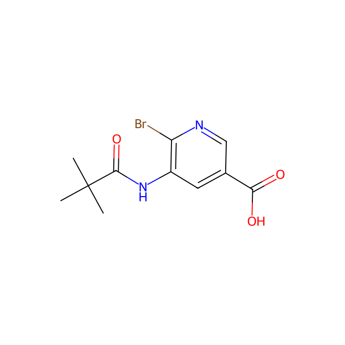 5-特戊酰胺基-6-溴烟酸