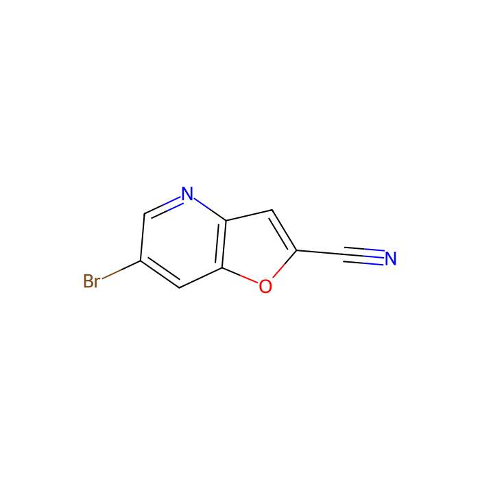 6-溴呋喃[3,2-b] 吡啶-2-腈