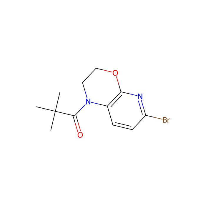 1-(6-溴-2,3-二氢-1H-吡啶并[2,3-b][1,4]噁嗪-1-基)-2,2-二甲基丙烷-1-酮