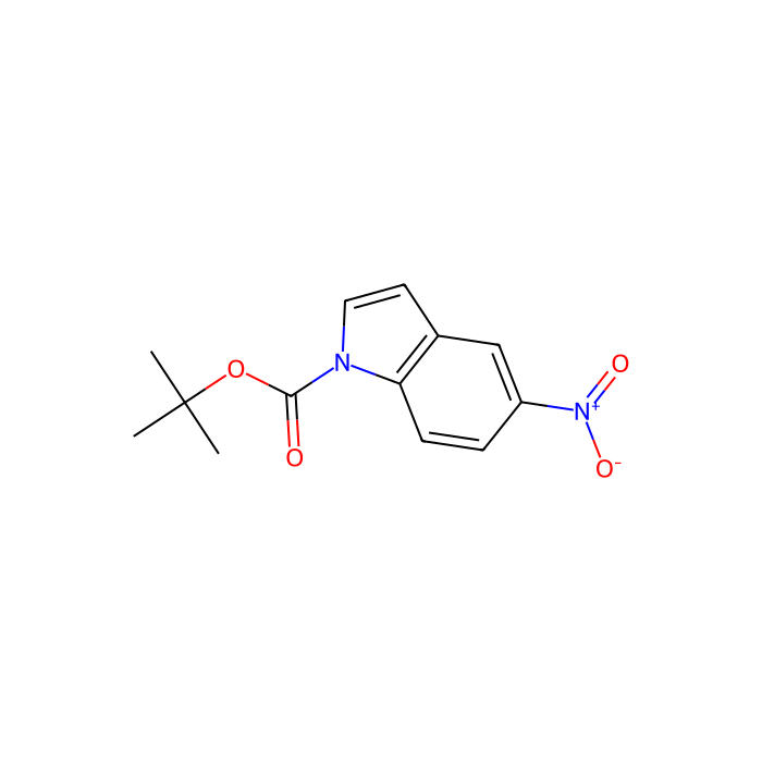 1-Boc-5-硝基-1H -吲哚