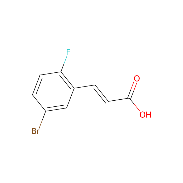 5-溴-2-氟肉桂酸