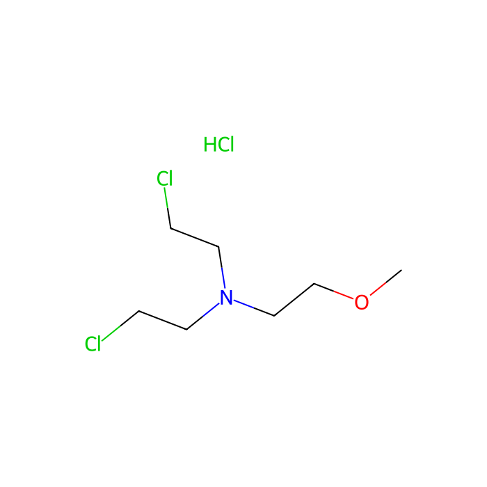 双-(2-氯代-乙基)-(2-甲氧基-乙基)-胺盐酸盐