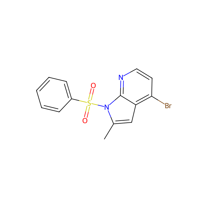 1-(苯磺酰基)-4-溴-2-甲基-1H-吡咯并[2,3-b]吡啶