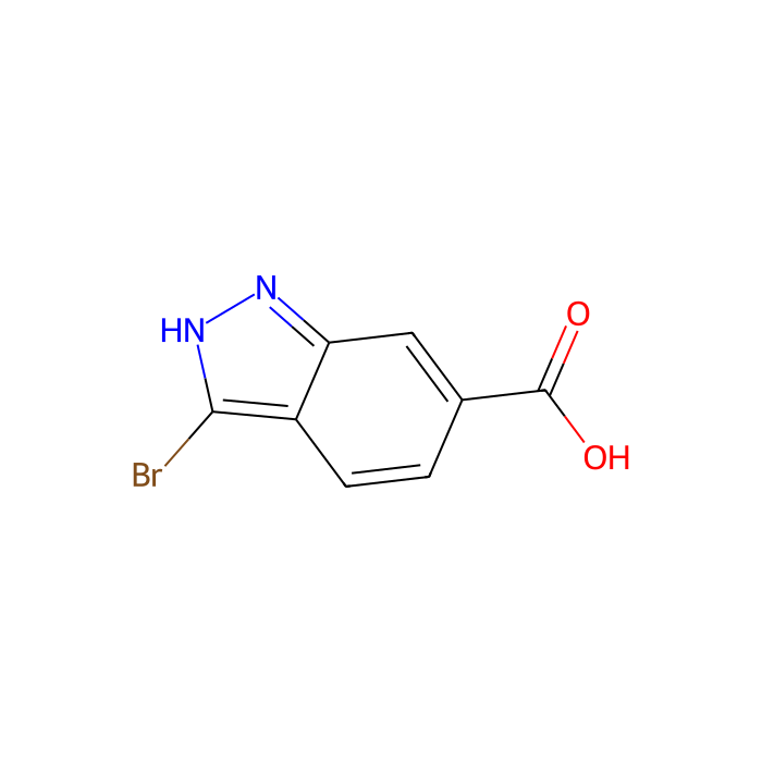 3-溴-1H-吲唑-6-羧酸