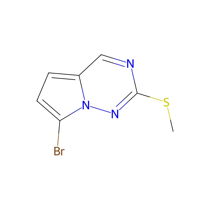 7-溴-2-(甲基硫烷基)吡咯并[2,1-f] [1,2,4]三嗪