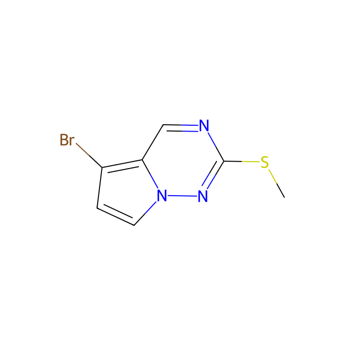 5-溴-2-(甲基硫烷基)吡咯并[2,1-f] [1,2,4]三嗪