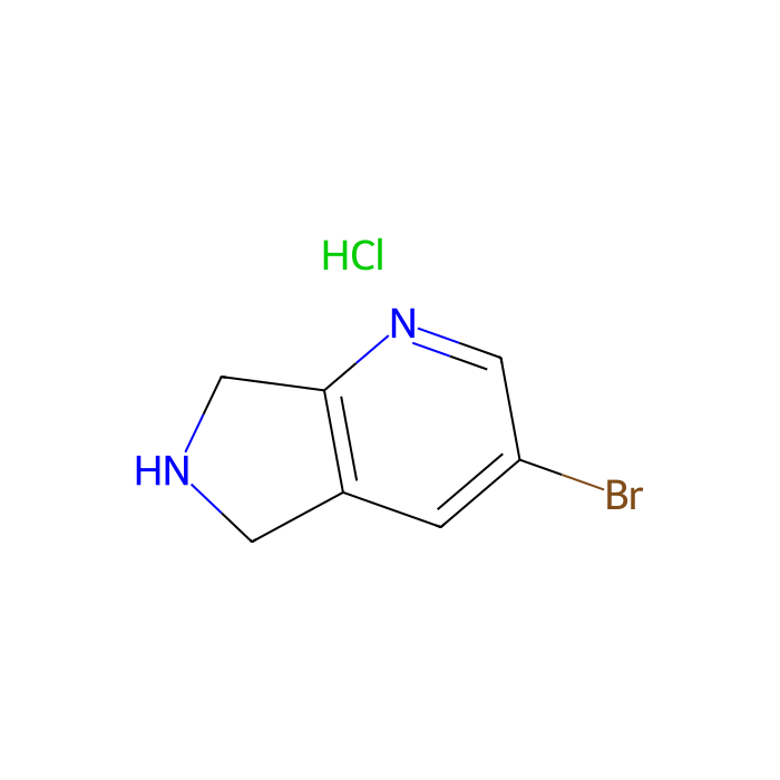 3-溴-5H,6H,7H-吡咯并[3,4-b]吡啶盐酸盐
