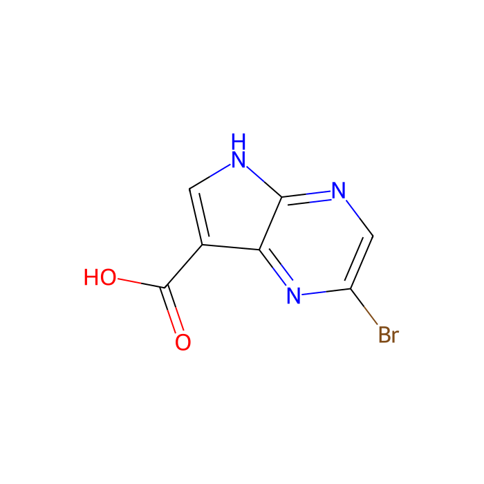 2-溴-5H-吡咯并[2,3-b]吡嗪-7-羧酸