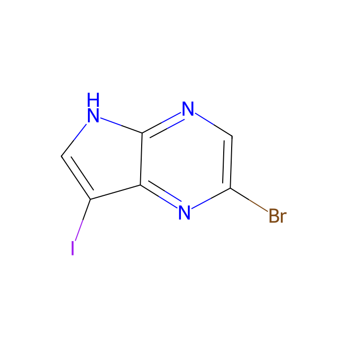 2-溴-7-碘-5H-吡咯并[2,3-b]吡嗪