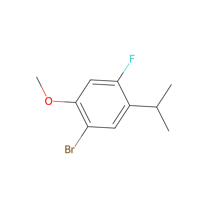 1-溴-4-氟-2-甲氧基-5-(1-异丙基)苯