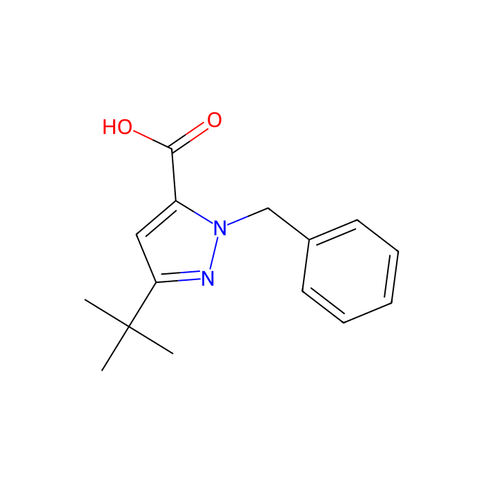 1-苄基-3-(叔丁基)-1h-吡唑-5-羧酸