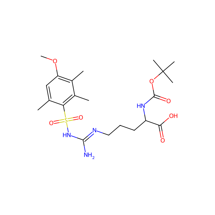 N^a-Boc-N^w-(4-甲氧基-2,3,6-三甲基苯基磺酰基)-L-精氨酸