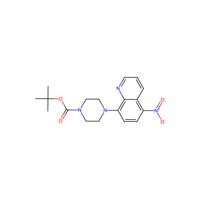 1-BOC-4-(5-硝基喹啉-8-基)哌嗪