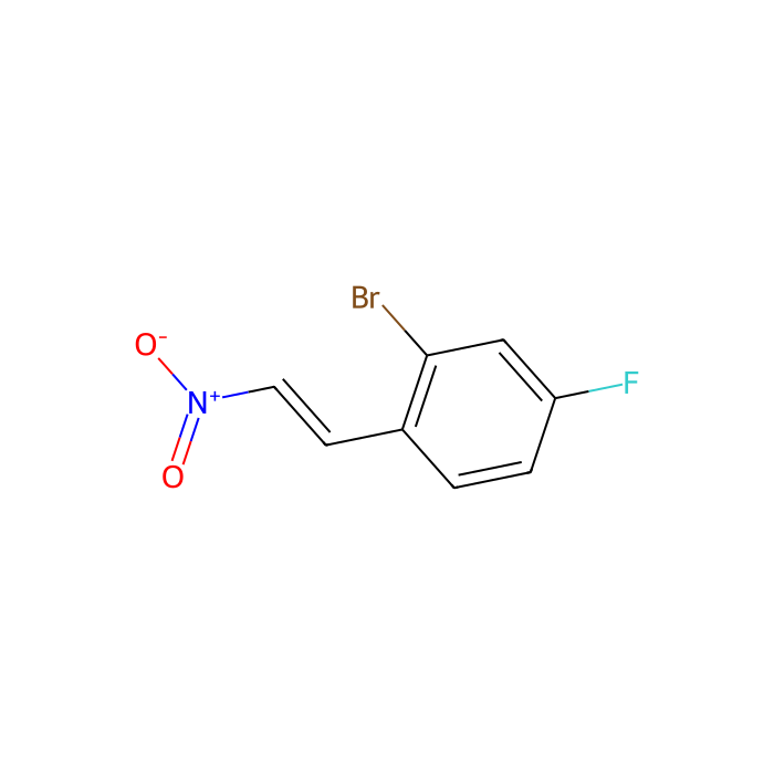 2-溴-4-氟-1-((e)-2-硝基乙烯基)苯