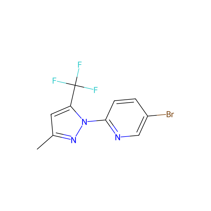 5-溴-2-(3-甲基-5-(三氟甲基)吡唑-1-基)吡啶