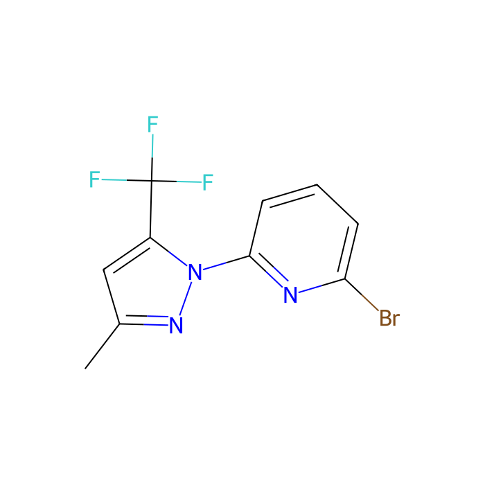 2-溴-6-(3-甲基-5-三氟甲基吡唑-1-基)吡啶