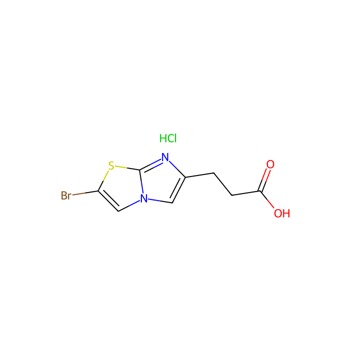 3-(2-溴咪唑并[2,1-b]噻唑-6-基)丙酸盐酸盐