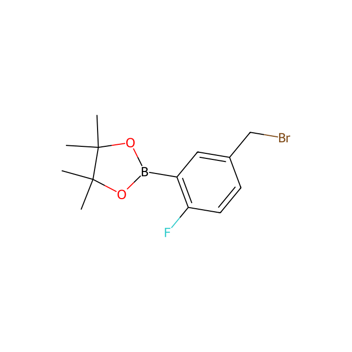 5-(溴甲基)-2-氟苯基硼酸,频哪醇酯