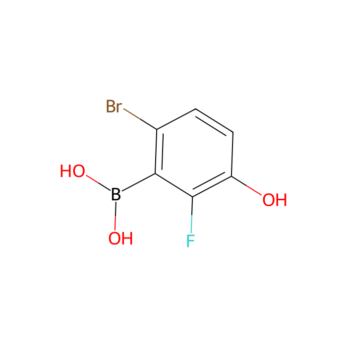 6-溴-2-氟-3-羟基苯基硼酸
