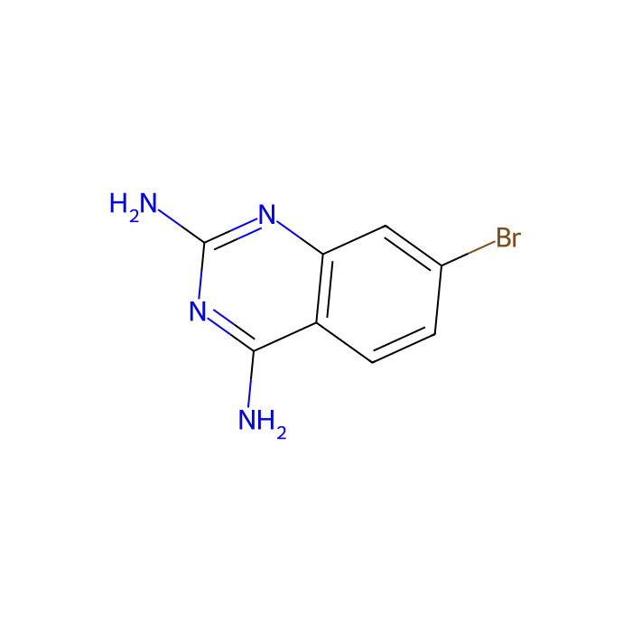 7-溴-2,4-二氨基喹唑啉