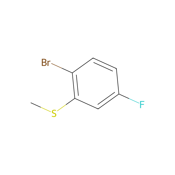 2-溴-5-氟硫代苯甲醚