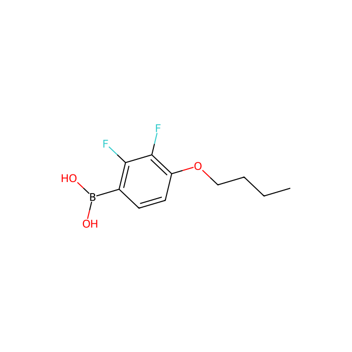 4-丁氧基-2,3-二氟苯基硼酸（含有数量不等的酸酐）