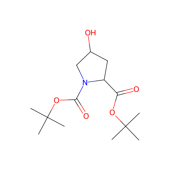 (2S,4R)-双-叔丁基4-羟基吡咯烷-1,2-二甲酸酯