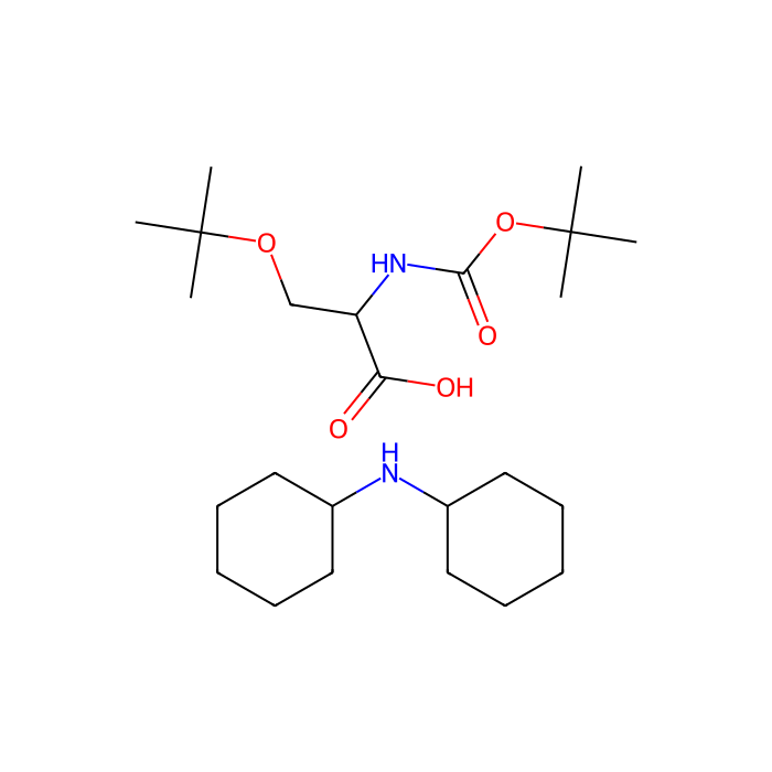 N-BOC-O-叔-丁基-D-丝氨酸 二环己基铵盐