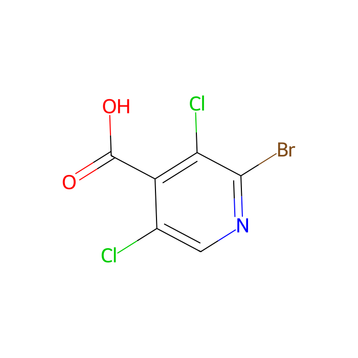2-溴-3,5-二氯异烟酸