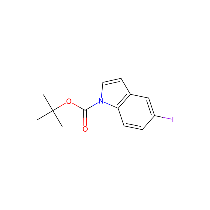 1-BOC-5-碘吲哚