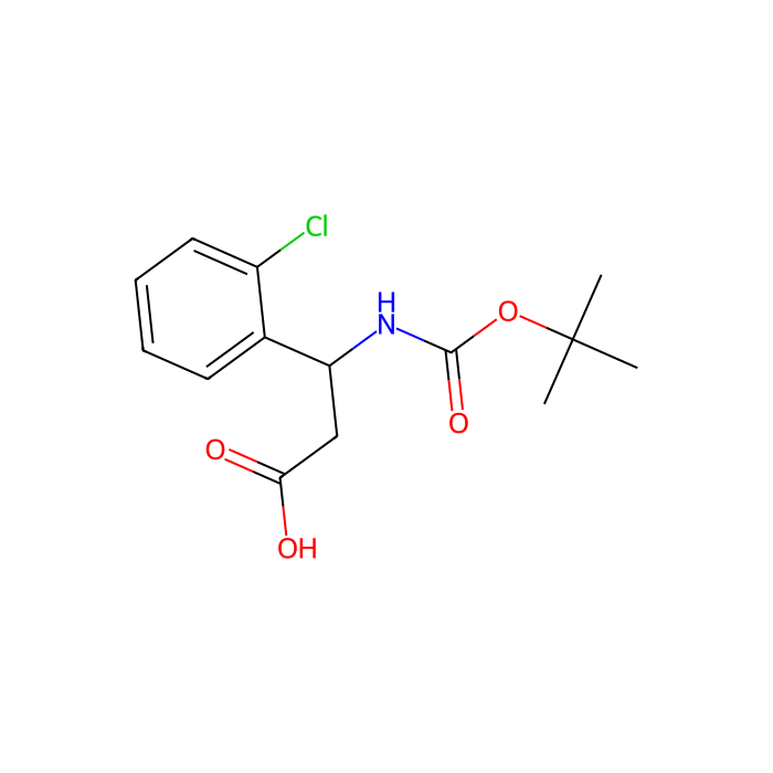 Boc-(S)-3-氨基-3-(2-氯苯基)丙酸