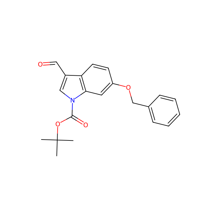 6-苄氧基-3-甲酰基吲哚-1-羧酸叔丁酯