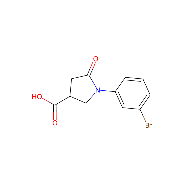 1-(3-溴苯基)-5-氧吡咯烷-3-羧酸