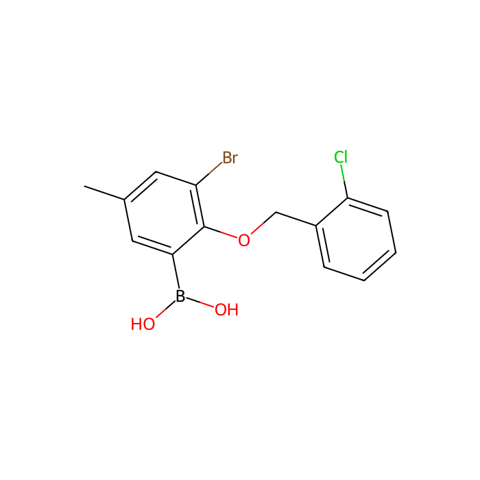 3-溴-2-(2′-氯苄氧基)-5-甲基苯基硼酸(含数量不等的酸酐)