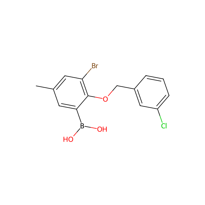 3-溴-2-(3′-氯苄氧基)-5-甲基苯基硼酸(含有数量不等的酸酐)