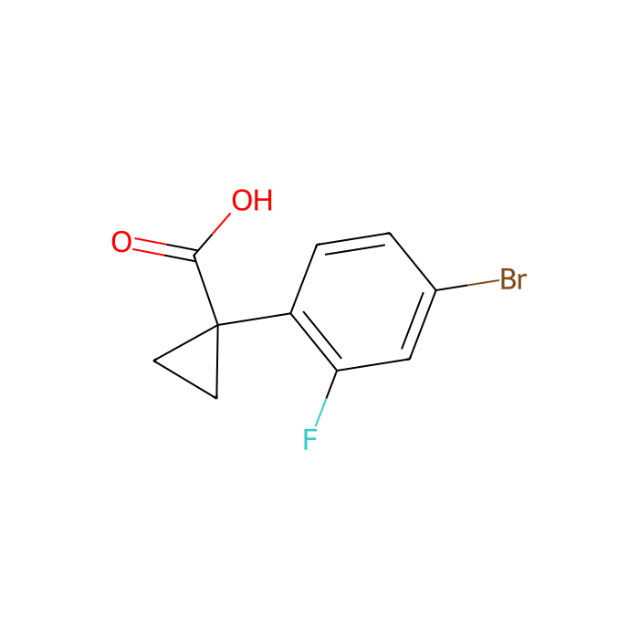 1-(4-溴-2-氟苯基)环丙烷-1-羧酸
