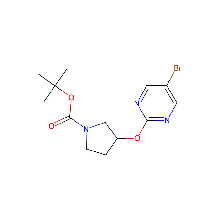 5-溴-2-(N-BOC-吡咯烷-3-基氧基)嘧啶