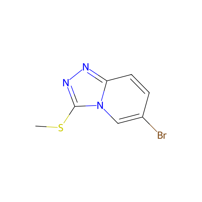6-溴-3-(甲硫基)-[1,2,4]三唑并[4,3-a]吡啶