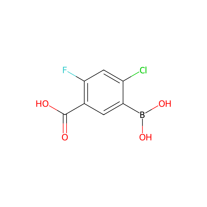 5-硼-4-氯-2-氟苯甲酸