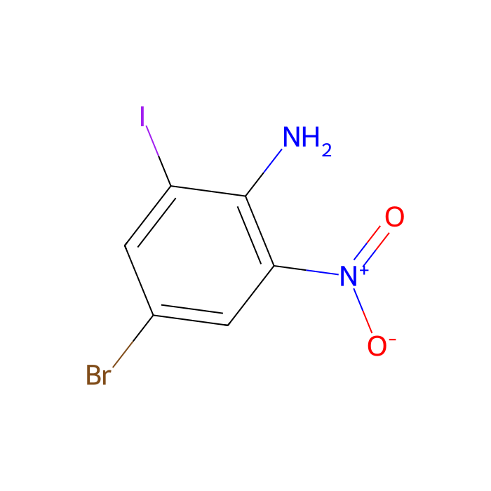 2-碘-4-溴-6-硝基苯胺