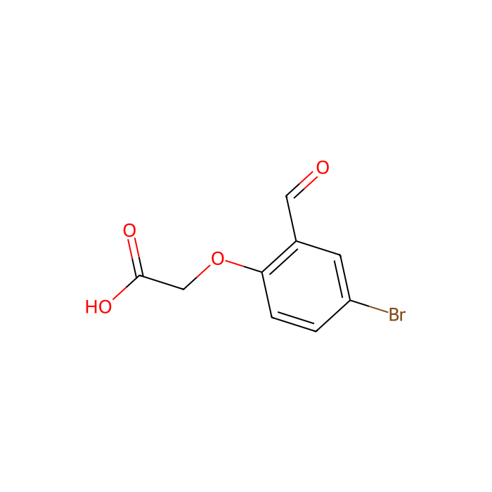 2-(4-溴-2-甲烷酰-苯氧基)乙酸