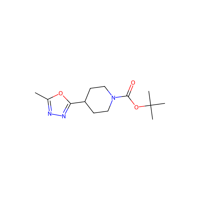 1-Boc-4-(5-甲基-1,3,4-噁二唑-2-基)哌啶